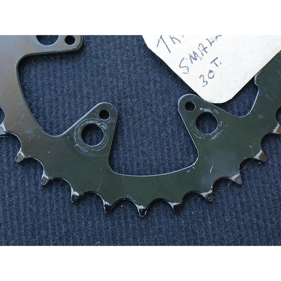 VINTAGE BLACK SHIMANO SG E-30 TOOTH CHAINRING - SMALL CHAINRING TREK 750 BIKE - Picture 3 of 8